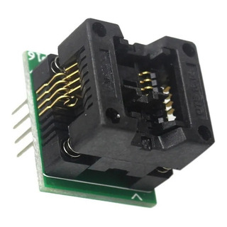 Adaptador Convertidor Sop8 A Dip8 Soic8 Programador 200mil Adaptador Convertidor Sop8 A Dip8 Soic8 Programador 200mil