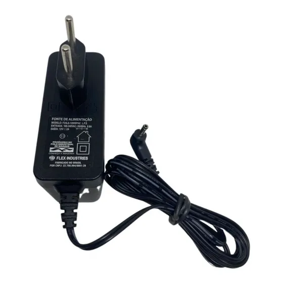 Fonte Carregador Multilaser Legacy 12v 2a Pc205 Pc206 Pc207
