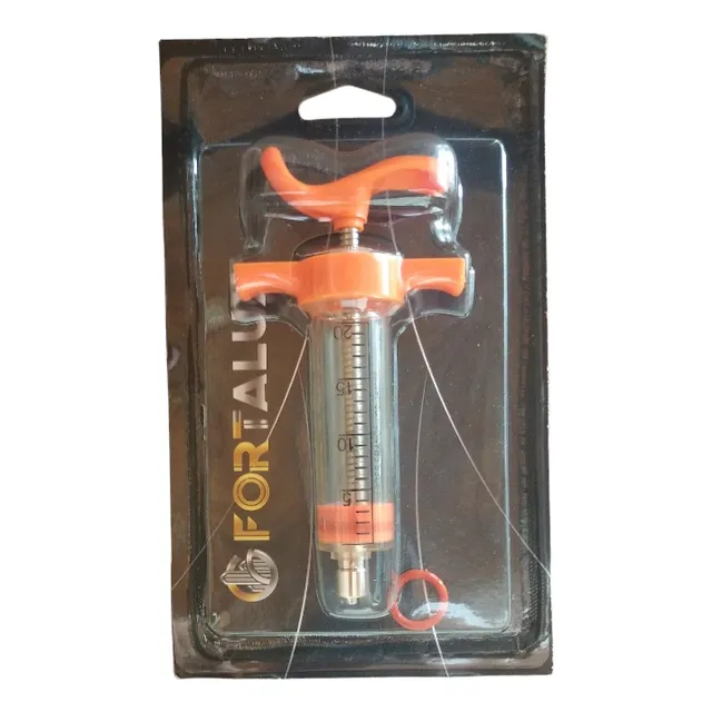 Inyectadora 20cc, Fortalux. Reusable De Uso Veterinario 