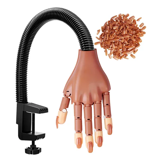 Set Mano Practica Nail Training Hand + Respuestos