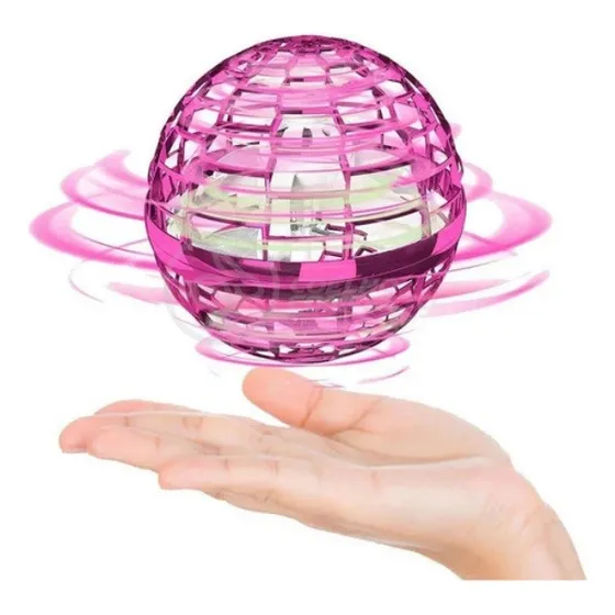 Bola Spiner Voadora 360o Magic Flying Drone Pro Led