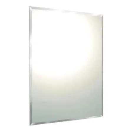 Espelho Bisote Banheiro 60x40 +kit Instalação Não Tem Moldura