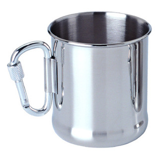 Taza De Acampada De Acero Inoxidable Con Mango De Mosquetón, Taza De Acampada De Acero Inoxidable Con Mango De Mosquetón,