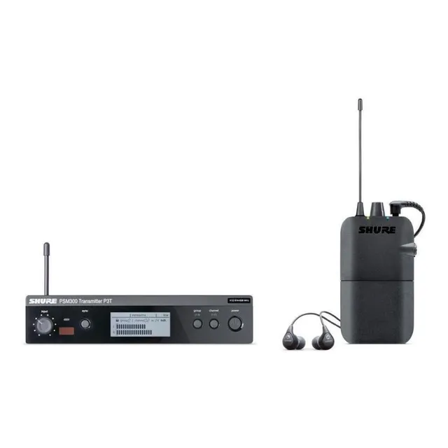 Auriculares Shure P3tr112 Fg20 ,color negro