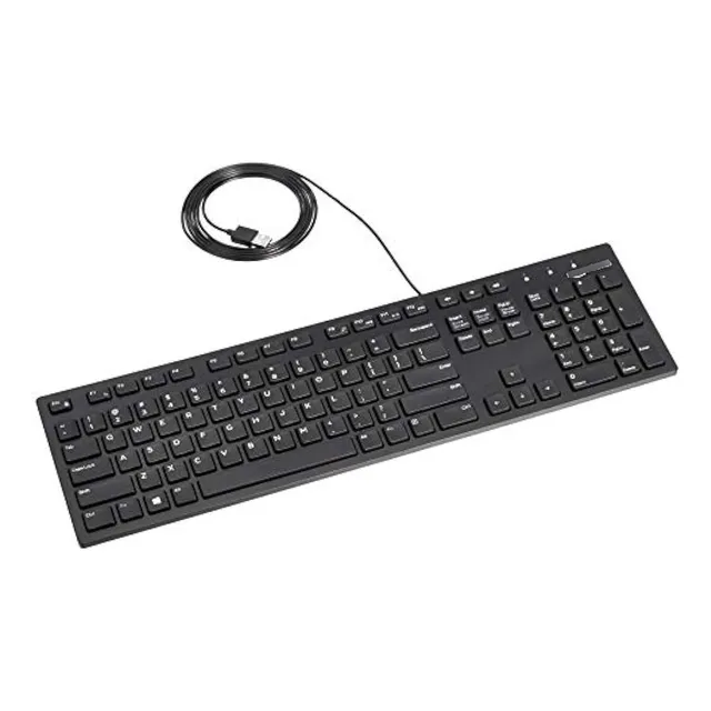 Amazon Basics Teclado Usb Con Cable De Perfil Bajo