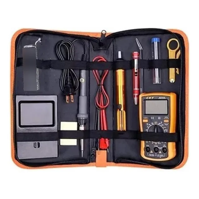 Kit De Cautín Soldador Electrónico Soldadura Multitester