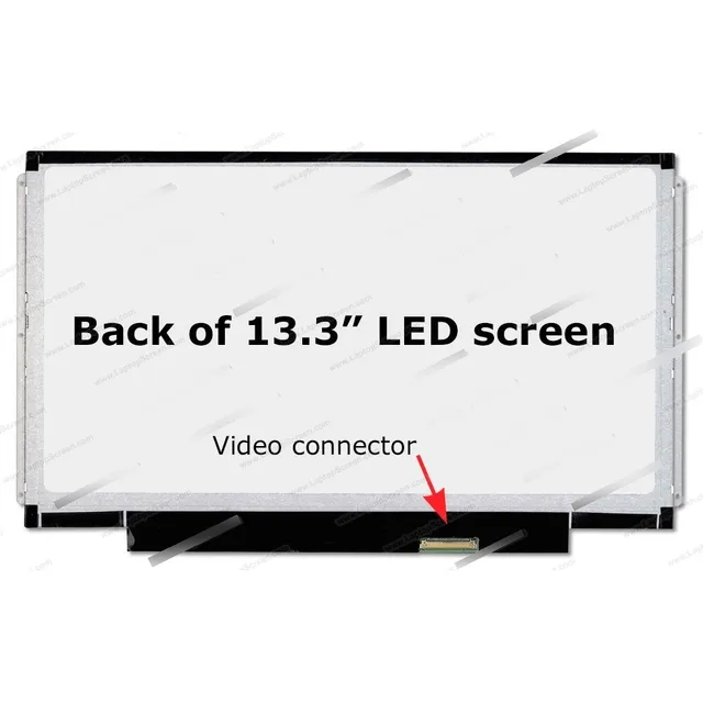 Pantalla 13.3 Led Slim 40 Pines Hd Hp. Lenovo, Acer, Asus...