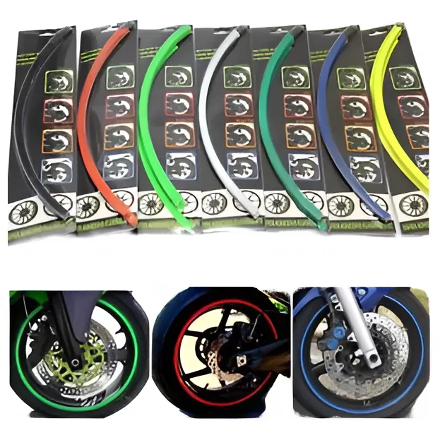 Adhesivos Fluorescente Decorativo Para Aros De Motos Y Autos