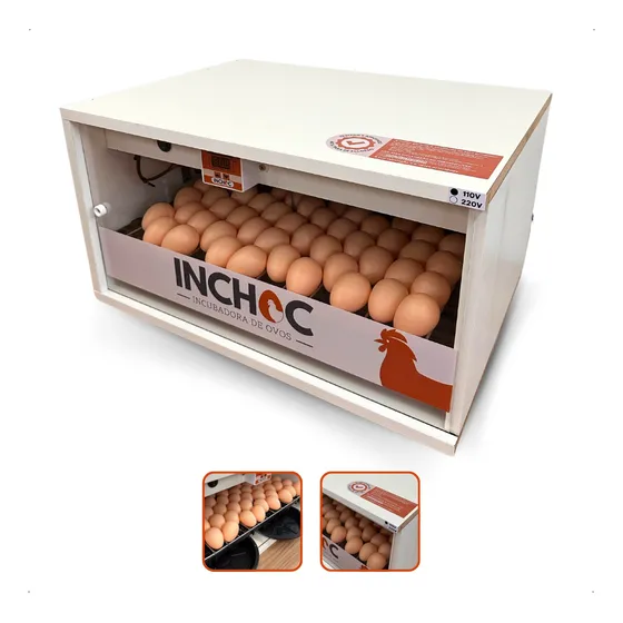 Chocadeira 72 Ovos Galinha Codorna Automatica Profissional