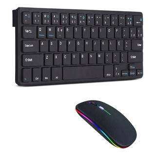Teclado + Mouse Bluetooth Para Galaxy Tab S6 Lite Teclado + Mouse Bluetooth Para Galaxy Tab S6 Lite