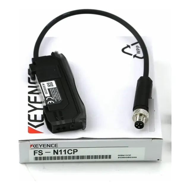Sensor Amplificador Keyence De Fibra Óptica Modelo Fs-n11cp