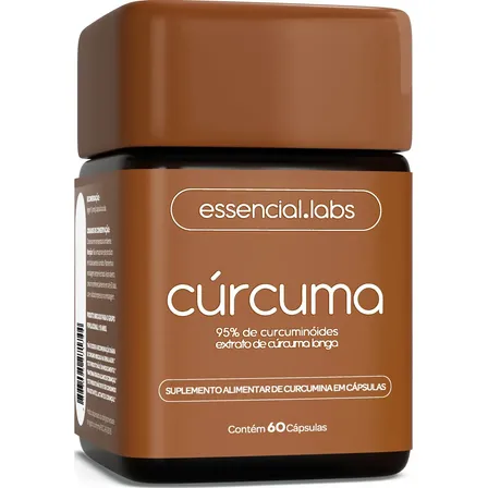 CÚRCUMA PURA - Fórmula com Máxima Concentração e Biodisponibilidade - 60 Doses