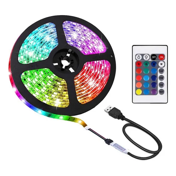Tira Led 3m Usb Rgb Luz 5050 Tv Gamer