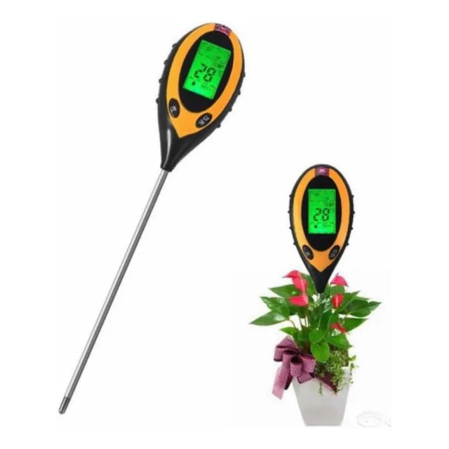 Sensor Medidor De Humedad, Ph Y Temperatura Plantas Y Flores