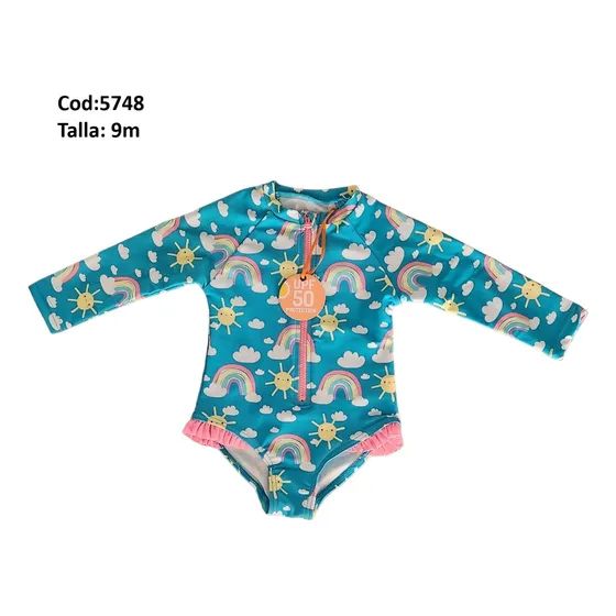 Traje De Baño Niñas Bebes Con Protección Uv+50