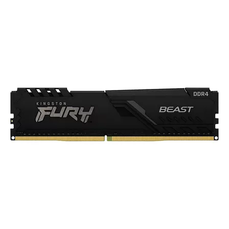 Memoria Ddr4 Kingston 16gb 3200mhz Fury Beast 2x8gb Negro Kf