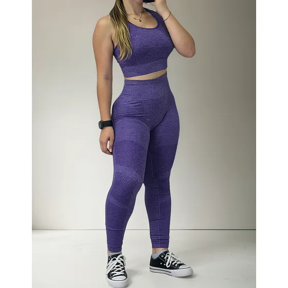 Conjunto Deportivo Gym Push Up Leggins, Dama - Lou Jeans
