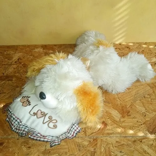 Perro De Peluche Con Almohada Usado Oferta