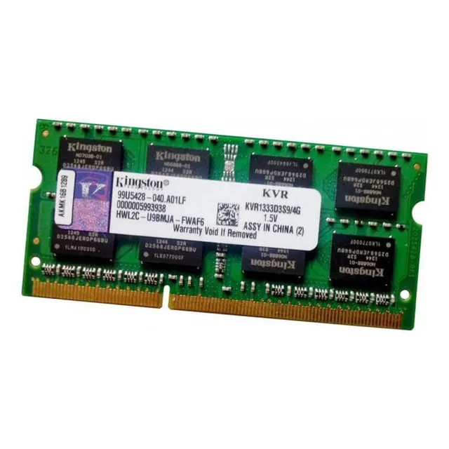 Memoria Kingston Kvr1333d3s9/4g 4 Gb Pc3-10600s 1333 Mhz Lap