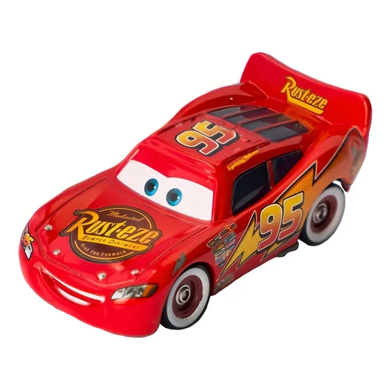 Disney Carros Mcqueen Miniatura Modelos Em Metal Mattel Cor Whitewalls