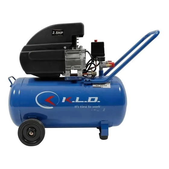 Compresor de aire eléctrico portátil KLD KLDCO25 25L 2.5hp 220V color Azul