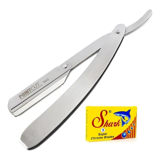 Pointcut Navaja Barbero Afeitar Acero Inoxidable 102 + Filos