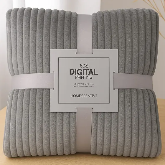 Manta Frazada Polar Suave Invierno 2 Plazas Abrigada Color Gris Oscuro Lisa | Cuotas sin interés