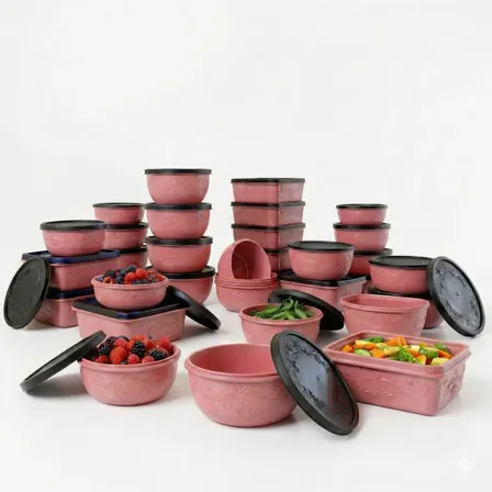 Kit 21 Potes Plásticos Com Tampa Tamanhos Variados Livre Bpa
