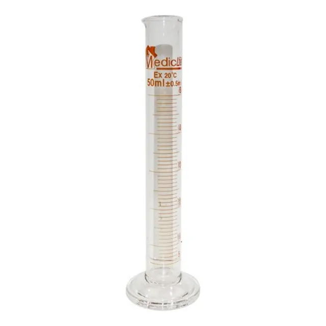 Probeta 50ml Vidrio Pirex Base Hexagonal Gran Promoción!!
