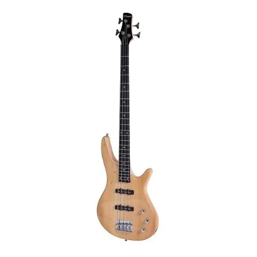 Bajo Electrico Parquer Jazz Bass Terminacion Madera C/ Funda Acabado del cuerpo Laqueado Cantidad de cuerdas 4 Color Marrón claro Orientación de la mano Diestro