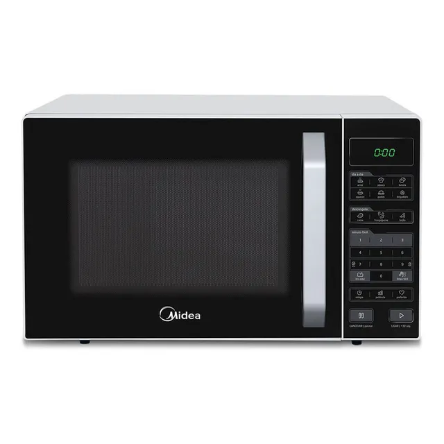 Micro-ondas 27l Branco E Preto Midea Led Mxsa27p1 127V