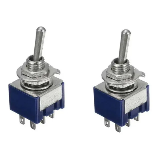 Tecla Switch Interruptor 6 Pines 3 Posiciones - Pack X 2