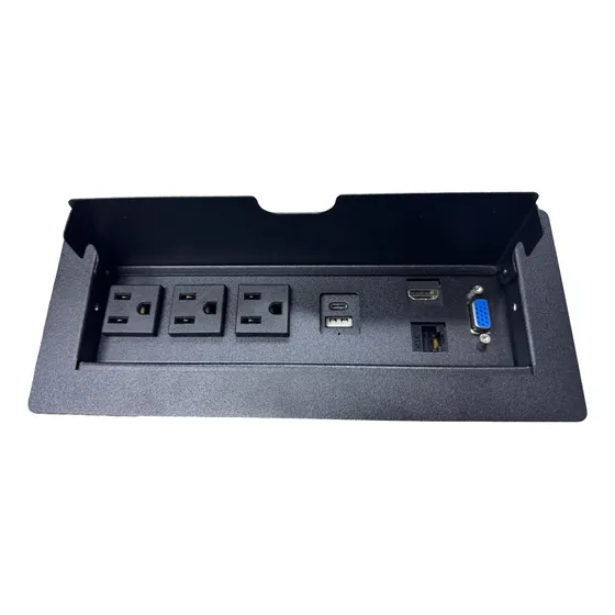 Multicontacto Con Usb Tipo C  Para Muebles O Escritorios