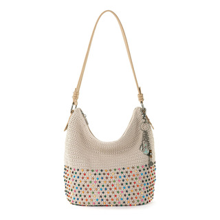 Bolso Hobo Sak Sequoia En Crochet Hecho A Mano, Silueta Suav Bolso Hobo Sak Sequoia En Crochet Hecho A Mano, Silueta Suav
