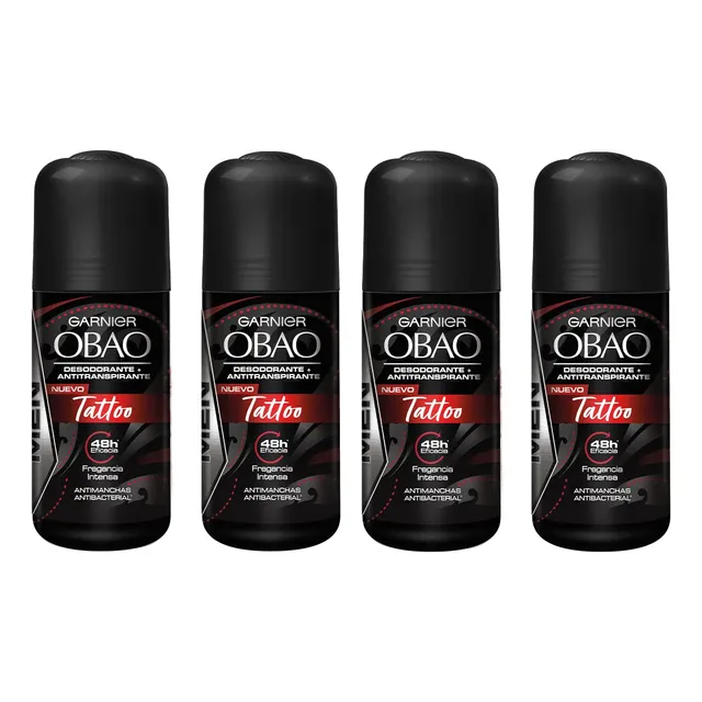 Garnier Desodorante Roll On Hombre Tatto X4 Und