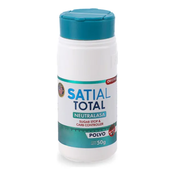 Satial Total Bloq. Carbohidratos Y Azucares Polvo X 50 Grs. Sabor Sin Sabor