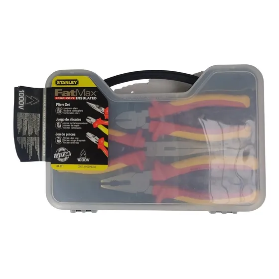 Juego De 3 Alicates Aislados 1000v  84-011 Stanley