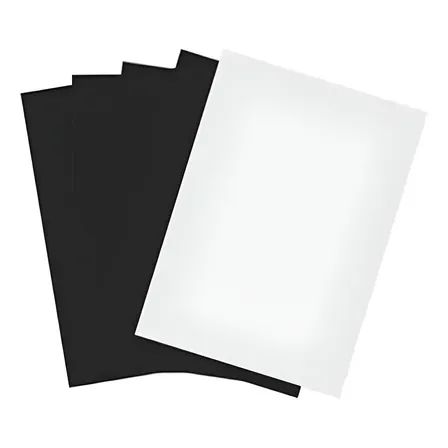 Papel Fotográfico Magnético Glossy A4, 10 Folhas Branco