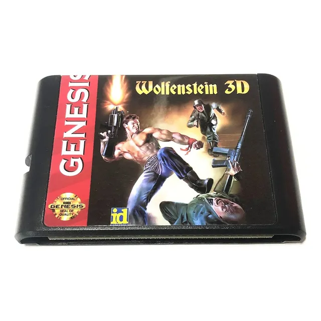 Cartucho Juego Wolfenstein 3d Sega Genesis 16 Bits