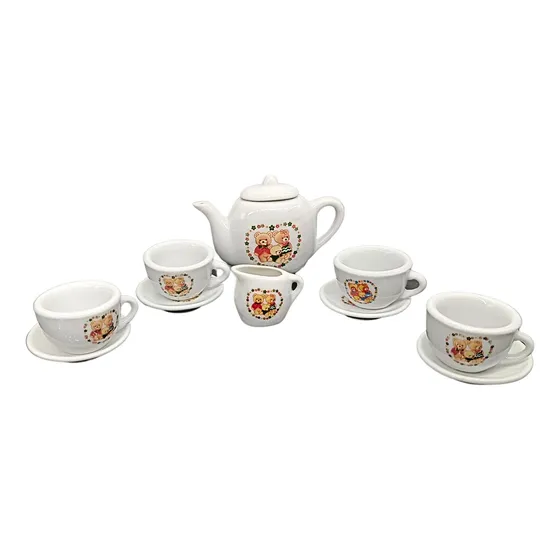 Juego De Té En Porcelana Infantil- Okidoki