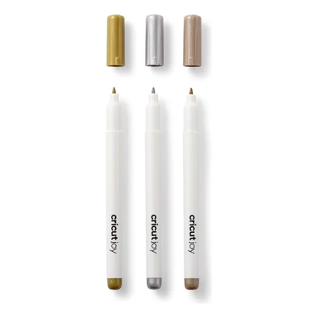Cricut Joy | Plumones Metálicos Varios | 1.0 Mm | 3 Und