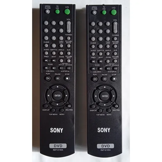 Control Remoto Dvd Sony Modelo Rmt-d165a