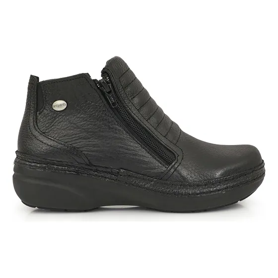 Botineta Briganti Mujer Bota Cuero Goma Confort Mcbo24847 5