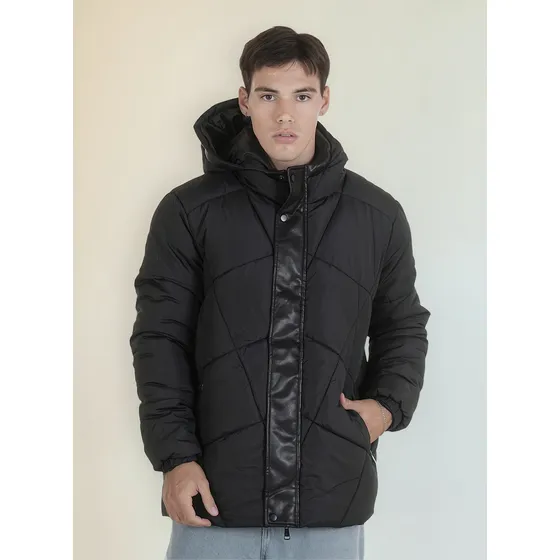 Campera Hombre Parka Abrigada Capucha Impermeable Importada