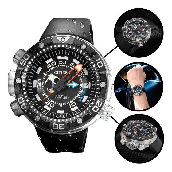 Relógio Masculino Citizen Original Aqualand Modelo Exclusivo