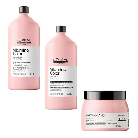 Manutenção Da Cor Loreal Vitamino Color 3 Produtos