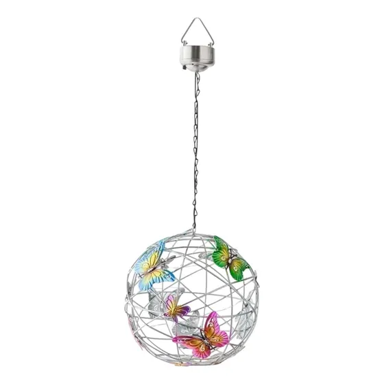 For Borboletas Penduradas Com Luz Noturna E Com Ornamento