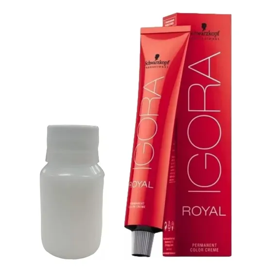 Tinta Igora Royal Tono A Elección + Oxidante 20vol 60ml