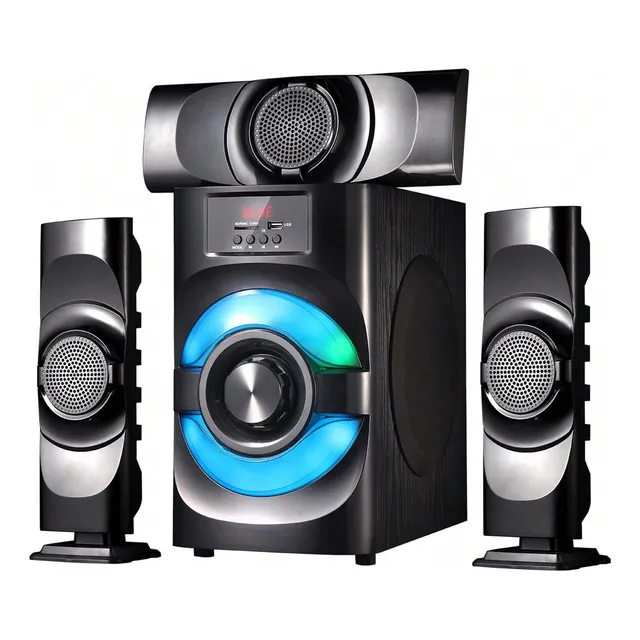 Minicomponente Con Luz Led Y Bluetooth Dm-3303