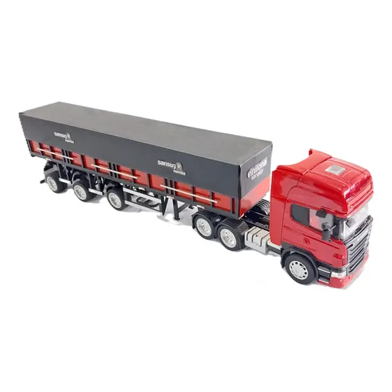 Miniatura Caminhão Scania Graneleiro Sansuy Barateirominis